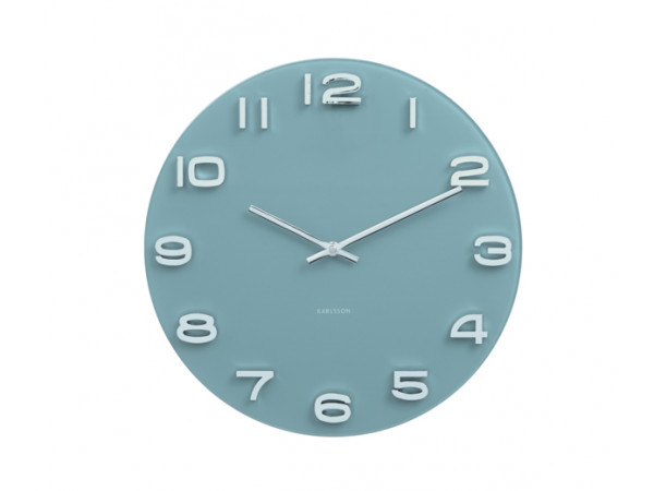 Hodiny Karlsson KA5640BL, Vintage, jeans blue, 35cm Hodiny Karlsson KA5640BL, Vintage, jeans blue, 35cm