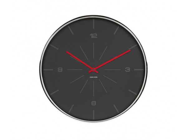 Dizajnové nástenné hodiny 5644GY Karlsson 40cm