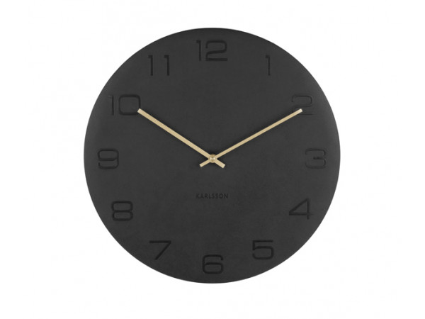 Nástenné hodiny Karlsson KA5667BK Vigorous 40cm Nástenné hodiny Karlsson KA5667BK Vigorous 40cm