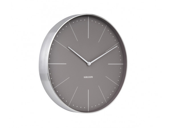 Dizajnové nástenné hodiny 5681GY Karlsson 38cm
