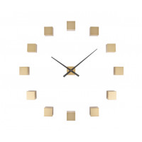 Nástenné hodiny Karlsson KA5698GD Diy Cubic Gold Nástenné hodiny Karlsson KA5698GD Diy Cubic Gold