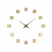 Nástenné hodiny Karlsson KA5698GD Diy Cubic Gold Nástenné hodiny Karlsson KA5698GD Diy Cubic Gold