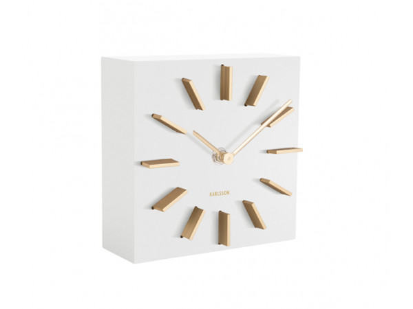 Dizajnové stolové a nástenné hodiny 5781WH Karlsson 15cm