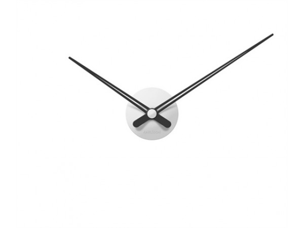 Nástenné hodiny Karlsson KA5838WH Little Big Time Mini Sharp 45cm Nástenné hodiny Karlsson KA5838WH Little Big Time Mini Sharp 45cm