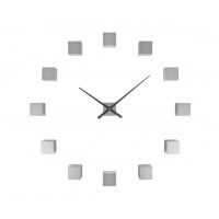 Nástenné hodiny Karlsson KA5698SI Diy Cubic Silver Nástenné hodiny Karlsson KA5698SI Diy Cubic Silver