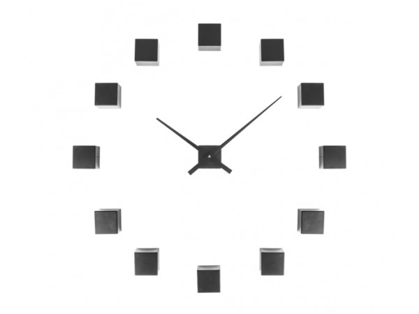 Nástenné hodiny Karlsson KA5698BK Diy Cubic Black Nástenné hodiny Karlsson KA5698BK Diy Cubic Black