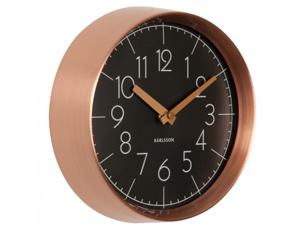 Nástenné hodiny KA5580BK Karlsson, Convex 22cm Nástenné hodiny KA5580BK Karlsson, Convex 22cm