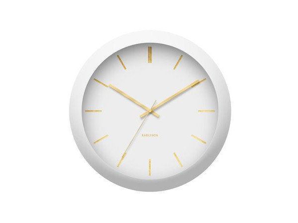 Nástenné hodiny Karlsson Globe 5840WH, 40 cm Nástenné hodiny Karlsson Globe 5840WH, 40 cm