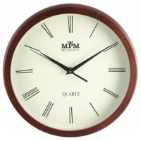 Nástenné hodiny MPM, 2471.52.W - hnedá tmavá, 27cm Nástenné hodiny MPM, 2471.52.W - hnedá tmavá, 27cm