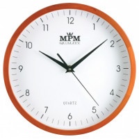 Nástenné hodiny MPM, 2472.51.W - hnedá svetlá, 25cm Nástenné hodiny MPM, 2472.51.W - hnedá svetlá, 25cm