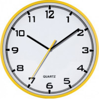 Nástenné hodiny MPM, 2479.10 - žltá, 30cm Nástenné hodiny MPM, 2479.10 - žltá, 30cm