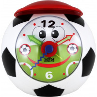 Detský budík MPM, C01.2566, Futbal, 10cm