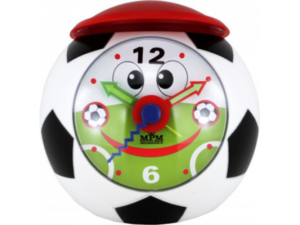 Detský budík MPM, C01.2566, Futbal, 10cm Detský budík MPM, C01.2566, Futbal, 10cm