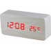 Digitálny LED budík MPM s dátumom a teplomerom C02.3564.00 RED, 15cm Digitálny LED budík MPM s dátumom a teplomerom C02.3564.00 RED, 15cm