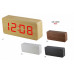 Digitálny LED budík MPM s dátumom a teplomerom C02.3565.51 RED, 21cm