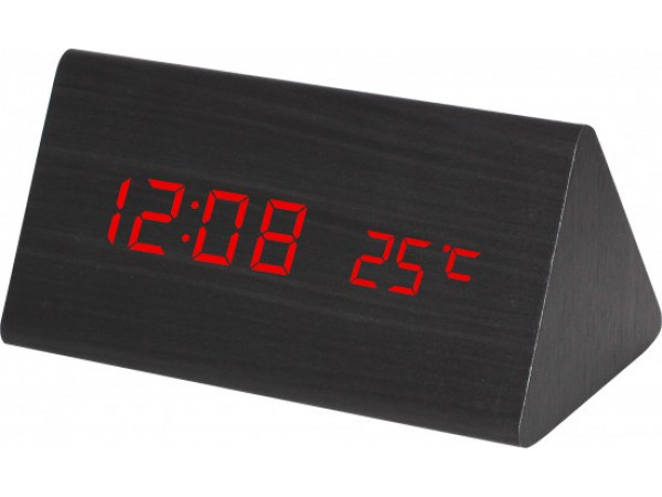 Digitálny LED budík MPM s dátumom a teplomerom C02.3570.90 RED, 15cm Digitálny LED budík MPM s dátumom a teplomerom C02.3570.90 RED, 15cm