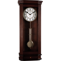 Drevené nástenné hodiny s kyvadlom MPM E03.3892.54, 62cm
