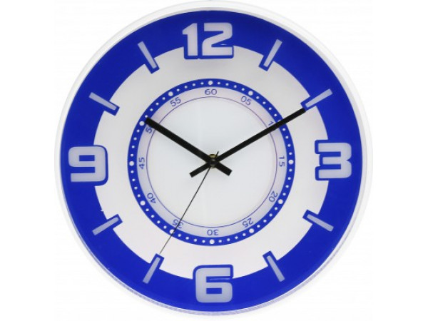 Nástenné hodiny MPM, 3220.30 - modrá, 30cm