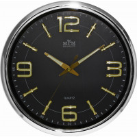 Nástenné hodiny MPM, 3170.71 - strieborná lesklá, 34cm