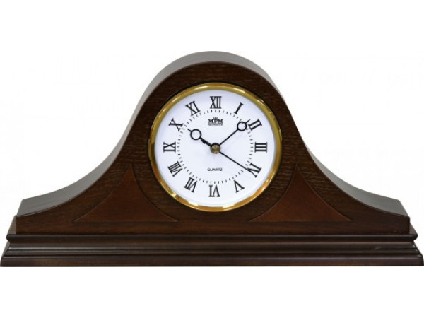Stolové hodiny MPM, 2708.52 - hnedá tmavá, 38cm Stolové hodiny MPM, 2708.52 - hnedá tmavá, 38cm