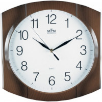 Nástenné hodiny MPM, 2437.52 - hnedá, 31cm Nástenné hodiny MPM, 2437.52 - hnedá, 31cm