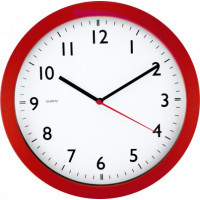 Nástenné hodiny MPM, 2476.20 - červená, 28cm Nástenné hodiny MPM, 2476.20 - červená, 28cm