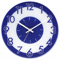 Nástenné hodiny MPM, 3234.30 - modrá, 30cm Nástenné hodiny MPM, 3234.30 - modrá, 30cm