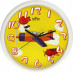 Detské nástenné hodiny MPM, 3088.0010.SW - biela/žltá, 25cm