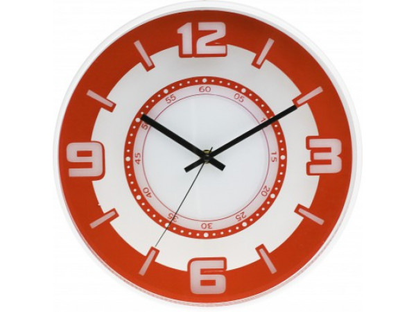 Nástenné hodiny MPM, 3220.60 - oranžová, 30cm Nástenné hodiny MPM, 3220.60 - oranžová, 30cm