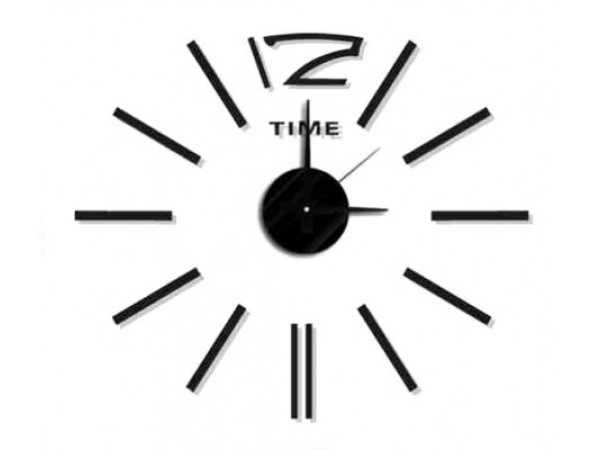 Nalepovacie nástenné hodiny, MPM 3510/Time bk, 50cm