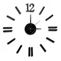 Nalepovacie nástenné hodiny, MPM 3658/12 BK, 50cm