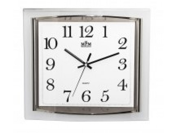 Nástenné hodiny MPM, 2442.00.SW - biela, 36cm Nástenné hodiny MPM, 2442.00.SW - biela, 36cm