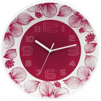 Nástenné hodiny MPM, 3227.23 - ružová, 30cm