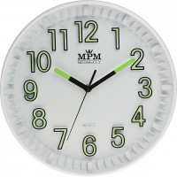 Nástenné hodiny MPM, 3231.00 - biela , 30cm