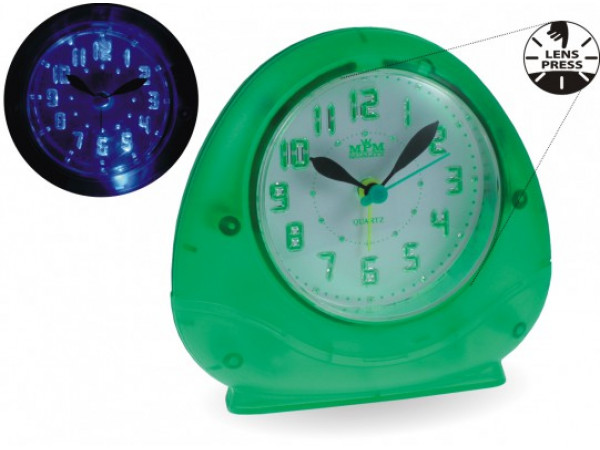 Budík MPM, C01.2564, green, 11cm Budík MPM, C01.2564, green, 11cm