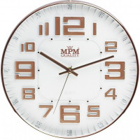 Nástenné hodiny MPM, 3225.81 - šampaň, 30cm Nástenné hodiny MPM, 3225.81 - šampaň, 30cm