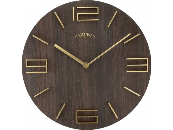 Nástenné hodiny PRIM E01P.4083.54 Timber Breezy, 30 cm