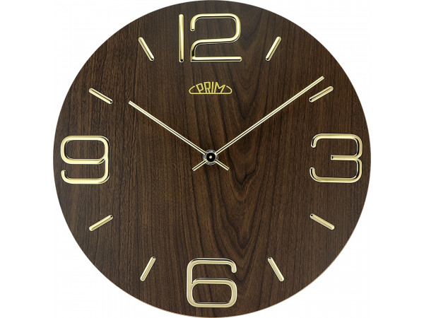 Nástenné hodiny PRIM E01P.4084.54 Timber Noble, 30 cm