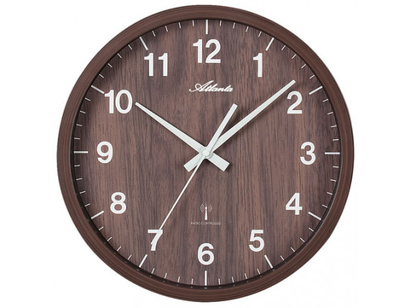 Nástenné hodiny Atlanta 4438/20, rádiom riadené, 31cm Nástenné hodiny Atlanta 4438/20, rádiom riadené, 31cm