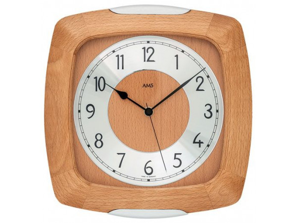 Nástenné hodiny 5804/18 AMS rádiom riadené 28cm Nástenné hodiny 5804/18 AMS rádiom riadené 28cm