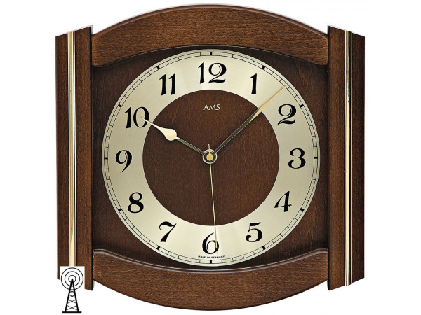 Nástenné hodiny 5822/1 AMS riadené rádiovým signálom 27cm