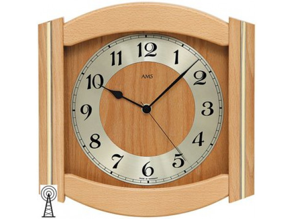 Nástenné hodiny 5822/18 AMS riadené rádiovým signálom 27cm