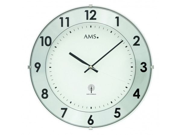 Nástenné hodiny 5948 AMS riadené rádiovým signálom 30cm Nástenné hodiny 5948 AMS riadené rádiovým signálom 30cm