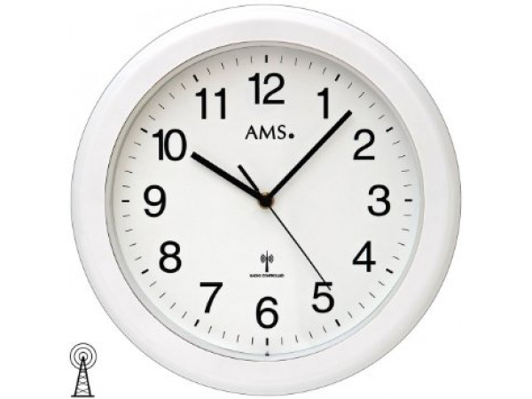 Nástenné hodiny 5957 AMS riadené rádiovým signálom 30cm Nástenné hodiny 5957 AMS riadené rádiovým signálom 30cm