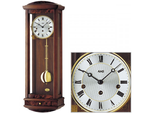 Kyvadlové mechanické nástenné hodiny 2607/1 AMS 65cm