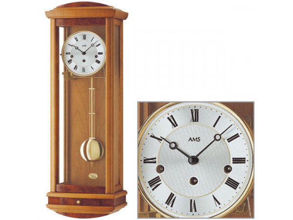Kyvadlové mechanické nástenné hodiny 2607/9 AMS 65cm