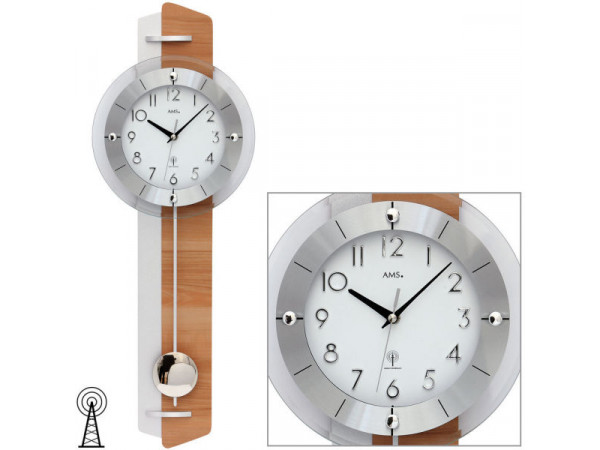 Kyvadlové hodiny 5271 AMS riadené rádiovým signálom 70cm Kyvadlové hodiny 5271 AMS riadené rádiovým signálom 70cm