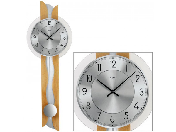 Kyvadlové nástenné hodiny 7216/18 AMS 69cm Kyvadlové nástenné hodiny 7216/18 AMS 69cm
