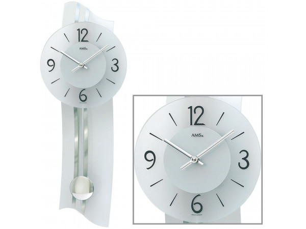 Kyvadlové nástenné hodiny 7239 AMS 60cm Kyvadlové nástenné hodiny 7239 AMS 60cm