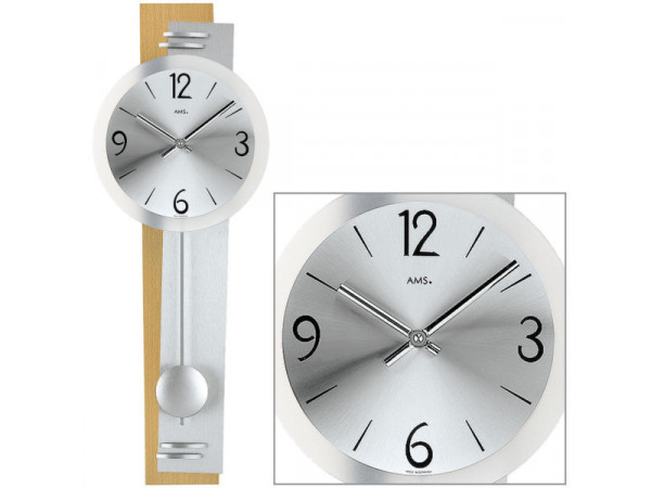 Kyvadlové nástenné hodiny 7255/18 AMS 65cm Kyvadlové nástenné hodiny 7255/18 AMS 65cm